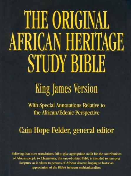 Original African Heritage Study Bible-KJV (Leather Bound) - Felder, Cain Hope